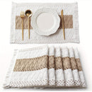 Conjunto de 4 Placemats Boho Macramê