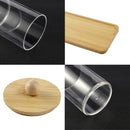 Conjunto de 3 Jarras Acrílicas com Tampas de Bambu
