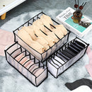 Conjunto de 5 Organizadores Dobráveis para Closet