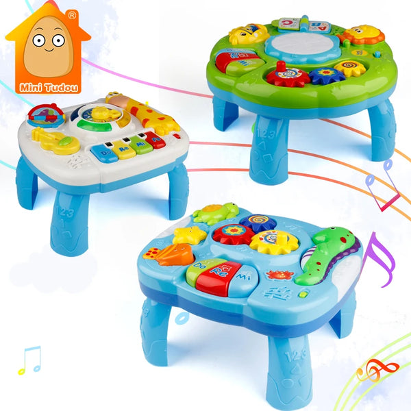 Mesa Musical Educativa para Bebês com Luzes e Sons