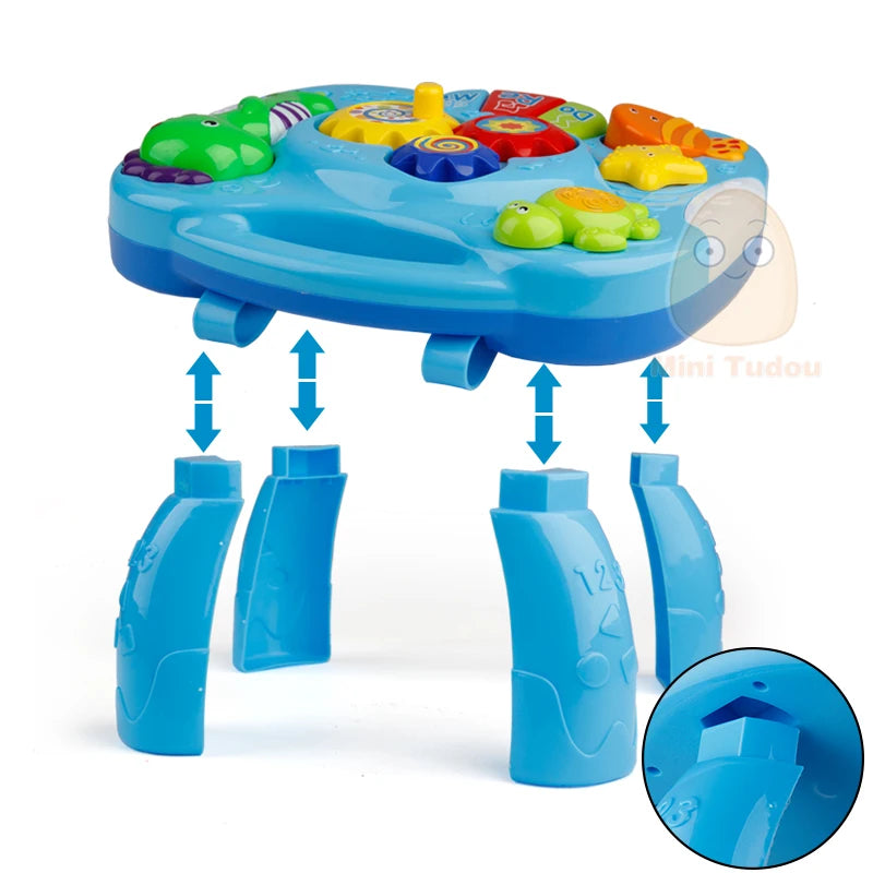 Mesa Musical Educativa para Bebês com Luzes e Sons