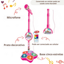 Microfone Infantil com Suporte