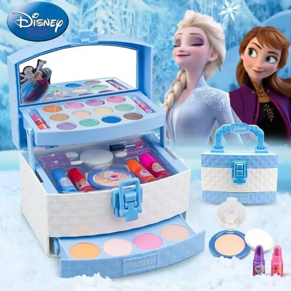 Mala de Maquiagem Disney - Tema Elsa e Anna