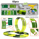 Pista Flexível com Carro Elétrico Dinossauro