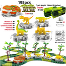 Pista Flexível com Carro Elétrico Dinossauro