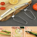 Descascador e Fatiador Manual de Aço Inoxidável