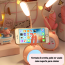 Luminária de Mesa LED com Desenho de Cartoon