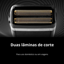 Barbeador Elétrico Kemei Recarregável - Modelo Masculino