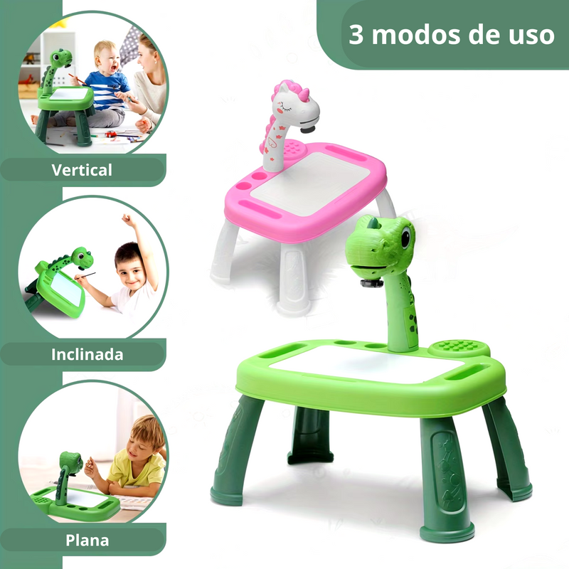 Mesa de Desenho Infantil com Projeção
