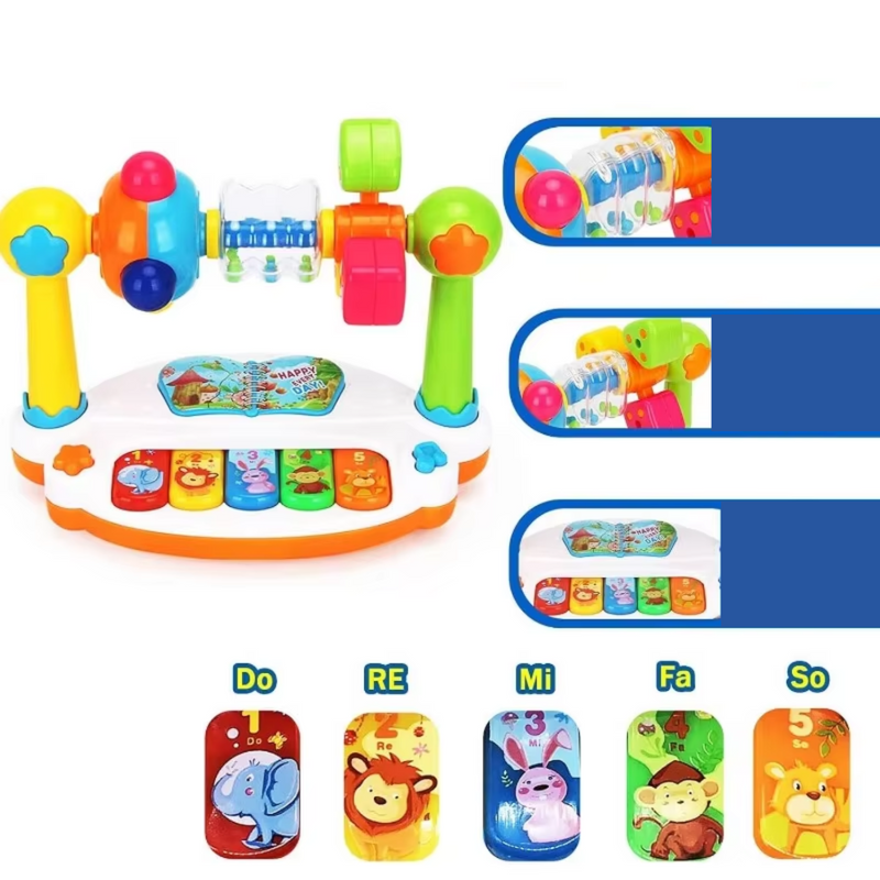 Brinquedo Educacional com Música, Luzes e Tocador