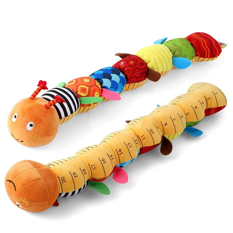 Brinquedo Musical de Lagarta de Pelúcia para Bebês