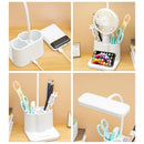 Luminária de Mesa LED com Carregamento USB e Controle de Toque