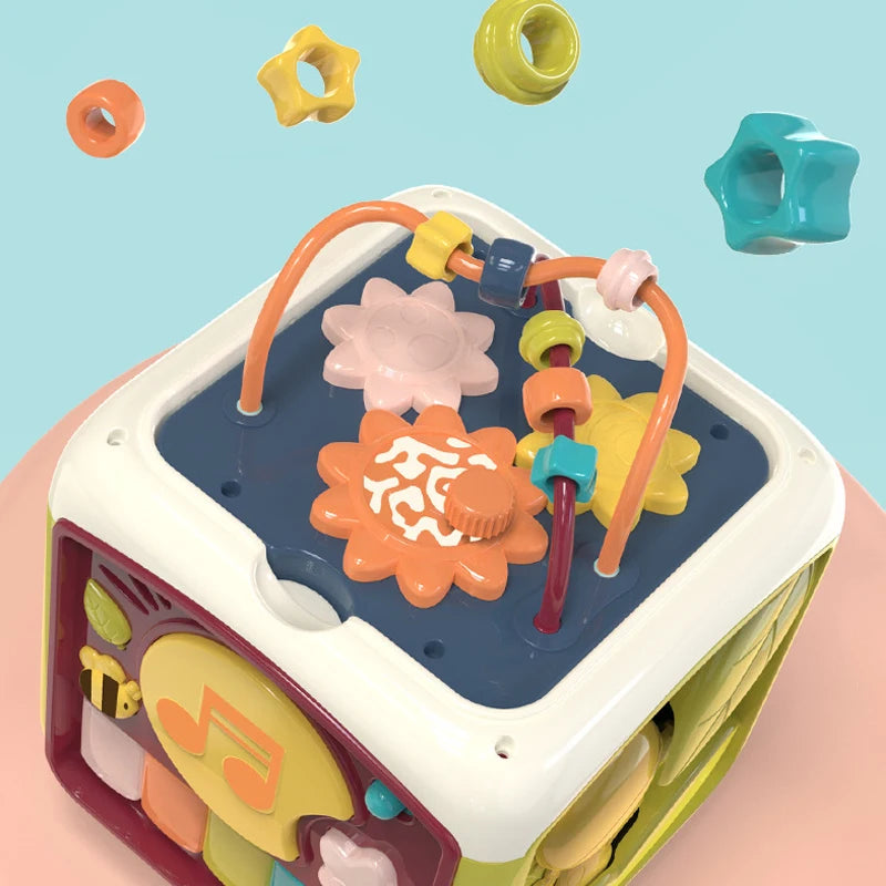 Cubo de Atividades Educativas 7 em 1 para Bebês