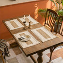 Conjunto de 4 Placemats Boho Macramê