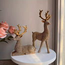 Conjunto de 2 Figuras de Rena